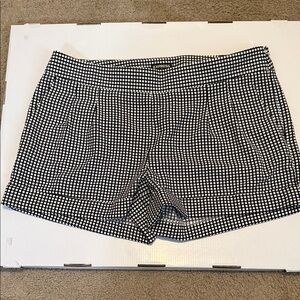 New Express Monochrome Grid Pattern Shorts